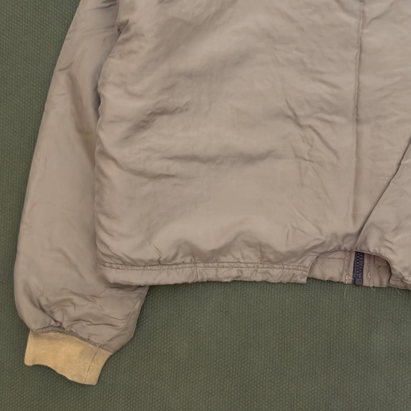 Vintage 90s Silk Bomber Jacket Cropped with Hood - Picture 10 of 15